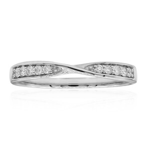 SI2 (G) Diamond Platinium Ring 4088DZ