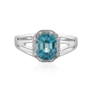 Zilveren ring met een Ratanakiri zirkoon 4280YM