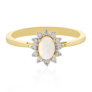 Australian Opal Silver Ring 4345PN