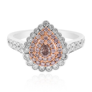 18K I1 Pink Diamond Gold Ring (CIRARI) 4430PV