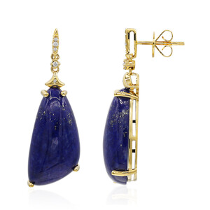 18K Lapis Lazuli Gold Earrings (CIRARI)