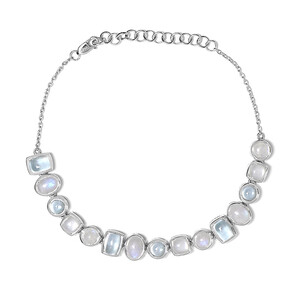 Blue Moonstone Silver Bracelet (KM by Juwelo)