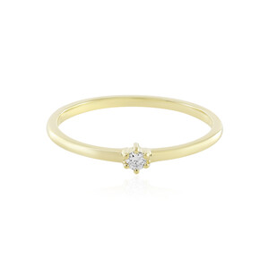 9K SI2 (H) Diamond Gold Ring 4679MD