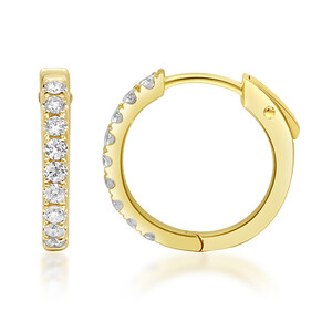 14K I1 (H) Diamond Gold Earrings (CIRARI) 4801PR