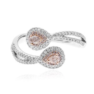 Gouden ring met I1 Roze Diamanten (CIRARI) 5151DB