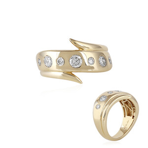14K SI2 (H) Diamond Gold Ring (de Melo) 5161NB