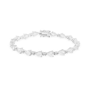 White Topaz Silver Bracelet 5197EJ