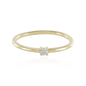 9K Flawless (F) Diamond Gold Ring (LUCENT DIAMONDS) 5291NK