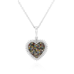 I3 (J) Diamond Silver Necklace 5452GJ