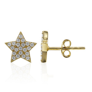 Zircon Silver Earrings 5542FJ