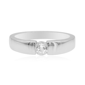 White Topaz Silver Ring 5665QI