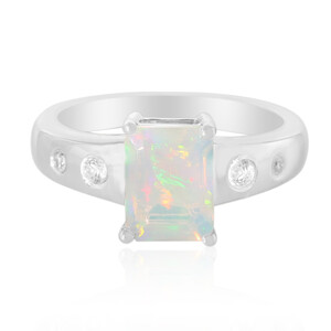 Welo Opal Silver Ring 5719SW