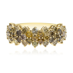 Gouden ring met SI2 Fancy Diamanten (CIRARI)  5816IL
