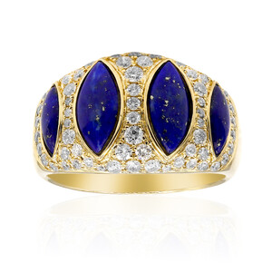 14K Lapis Lazuli Gold Ring (CIRARI)
