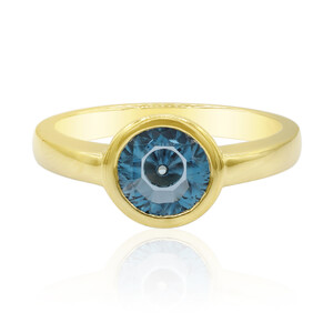 9K London Blue Topaz Gold Ring (Glenn Lehrer) 6254BE