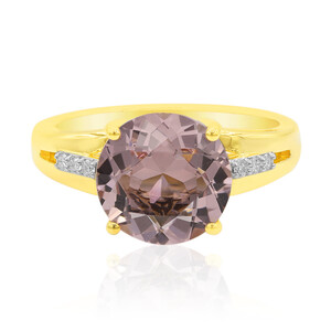 18K AAA Brazilian Morganite Gold Ring (AMAYANI) 6294MA