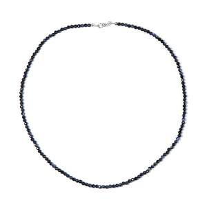 Blue Sapphire Silver Necklace 6326LK