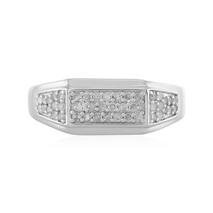 Zilveren ring met I2 (I) Diamanten 6584PN
