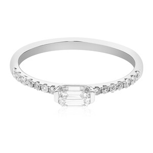 Gouden ring met een SI1 (H) Diamant (CIRARI) 6644QW