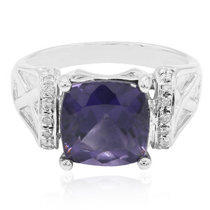 Blaubeer-Quarz-Goldring 6934SK