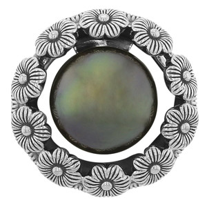 Tahitian Pearl Silver Pendant (MONOSONO COLLECTION) 6948WF