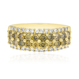 Gouden ring met SI2 Fancy Diamanten (CIRARI)  7050WX