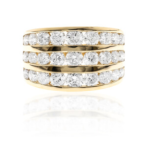 Gouden ring met I1 (H) Diamanten (CIRARI)  7101JO