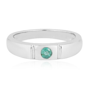 Colombian Emerald Silver Ring 7123PB