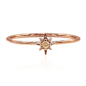 Gouden ring met een SI1 Argyle Rose De France Diamant (Annette) 7527KS