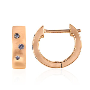 18K I3 Argyle Pink Diamond Gold Earrings (Mark Tremonti) 7749DB