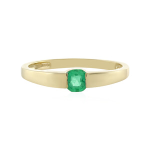 9K Colombian Emerald Gold Ring 7833BL