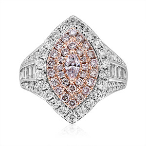 18K I1 Pink Diamond Gold Ring (CIRARI) 8088QZ