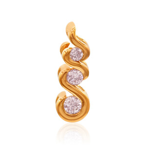18K I3 Argyle Pink Diamond Gold Pendant (Mark Tremonti) 8216UV