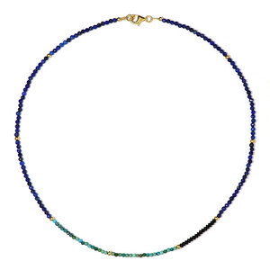 Lapis Lazuli Silver Necklace 8224PP