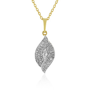 I4 (J) Diamond Silver Necklace 8526VE