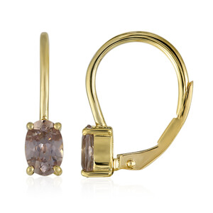 9K Hartsite Zircon Gold Earrings (Mark Tremonti) 8687HI