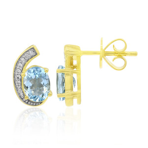 Medina-Aquamarin-Goldohrringe 8842HY