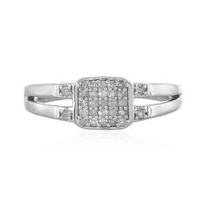 Zilveren ring met I2 (I) Diamanten 8861RB