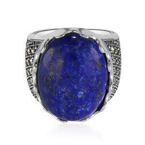 Zilveren ring met een lapis lazuli (Annette classic) 8872NP