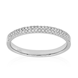 SI2 (G) Diamond Platinium Ring 8939KI