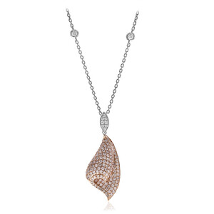 14K I1 Pink Diamond Gold Necklace (CIRARI) 8974EX