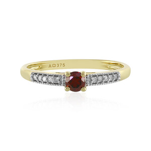 9K I4 Red Diamond Gold Ring 8993IY