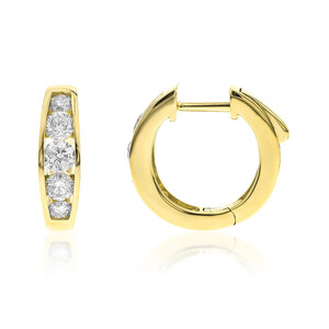 Gouden oorbellen met I1 (H) Diamanten (CIRARI)  9059QY