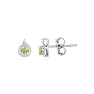 Peridot Silver Earrings 9181DX