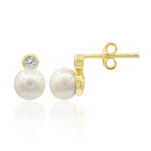 Freshwater pearl Silver Earrings 9196MZ