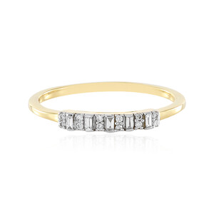 9K SI1 (H) Diamond Gold Ring 9199BK