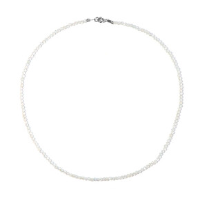 White Topaz Silver Necklace 9248GW