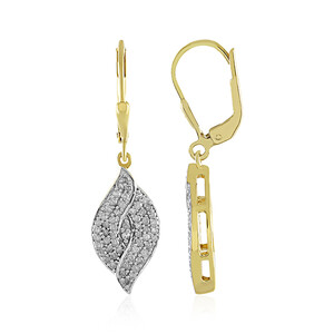 I4 (J) Diamond Silver Earrings 9437UE