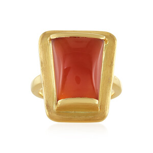 Zilveren ring met een Rode onyx (MONOSONO COLLECTION) 9544XA