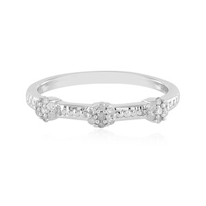 I2 (I) Diamond Silver Ring 9555ET